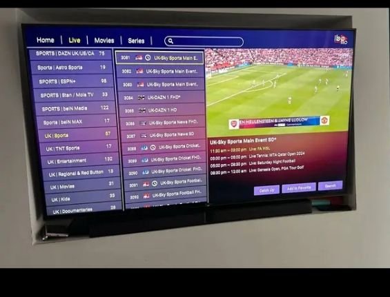 IPTV App Interface